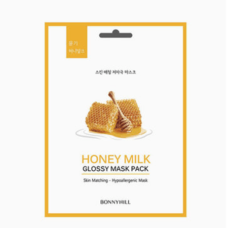 BONNYHILL,Glossy Mask Pack,มาส์กBONNYHILL,BonnyHill Milk Glossy Mask Packรีวิว,BonnyHill Milk Glossy Mask Pacราคา.บอนนี่ฮีล